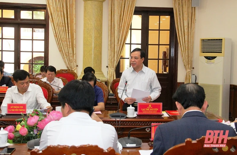 Họp báo về Đại hội Đảng bộ tỉnh Thanh Hóa lần thứ XIX, nhiệm kỳ 2020-2025