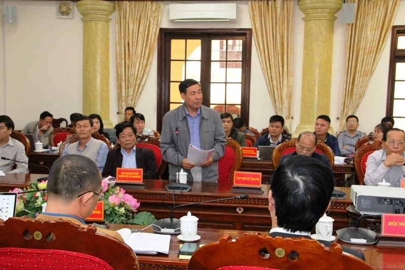 Họp báo về Đại hội Đảng bộ tỉnh Thanh Hóa lần thứ XIX, nhiệm kỳ 2020-2025