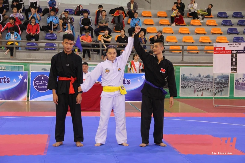 Chủ nhà nhất toàn đoàn tại Giải vô địch Pencak Silat Thanh Hóa mở rộng năm 2020