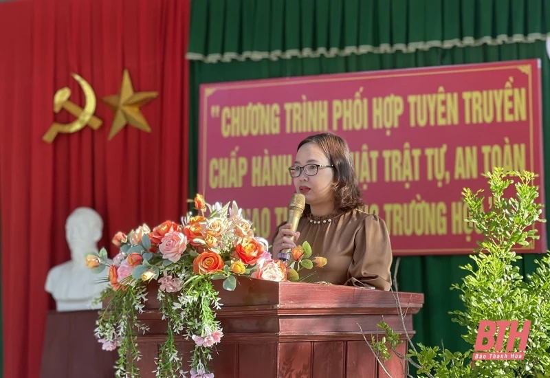 Tuyên truyền an toàn giao thông trong trường học