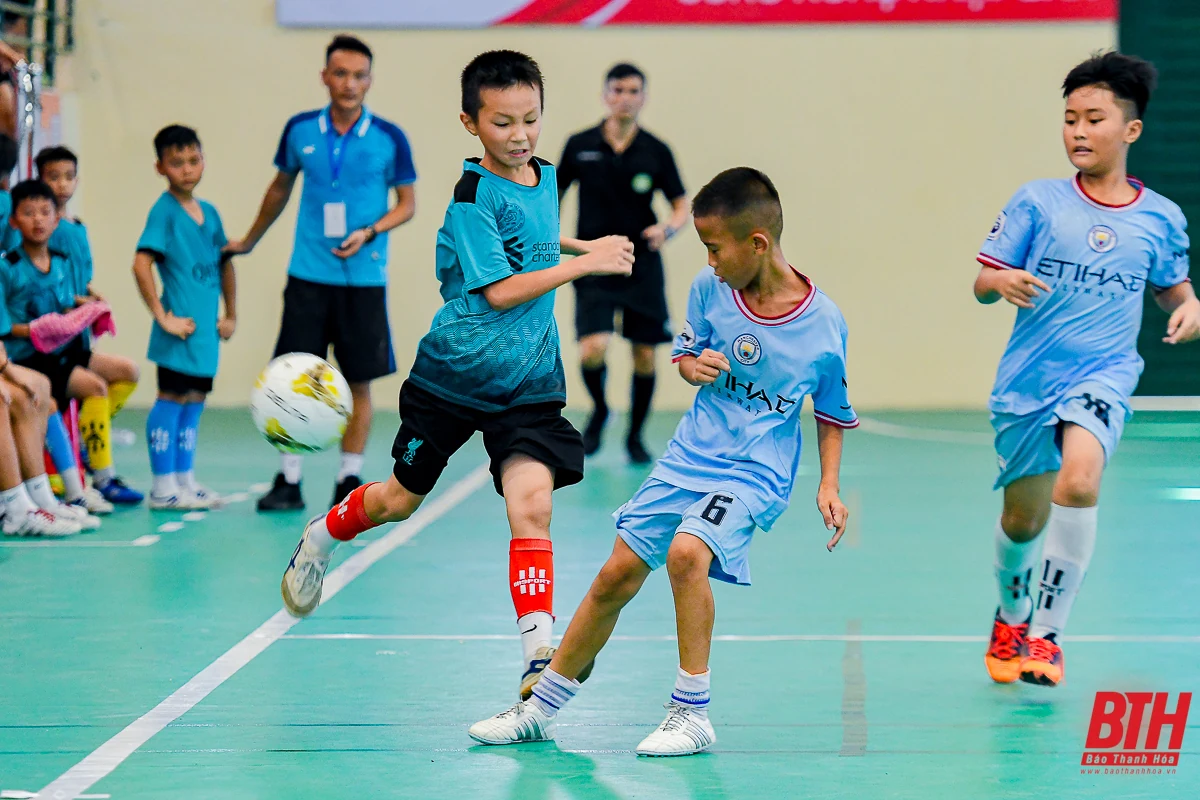 “Cơn bão” mang tên U10 TP Thanh Hóa tạo địa chấn ở tứ kết lứa tuổi U10 giải Bóng đá Nhi đồng Cúp Báo Thanh Hóa 2023