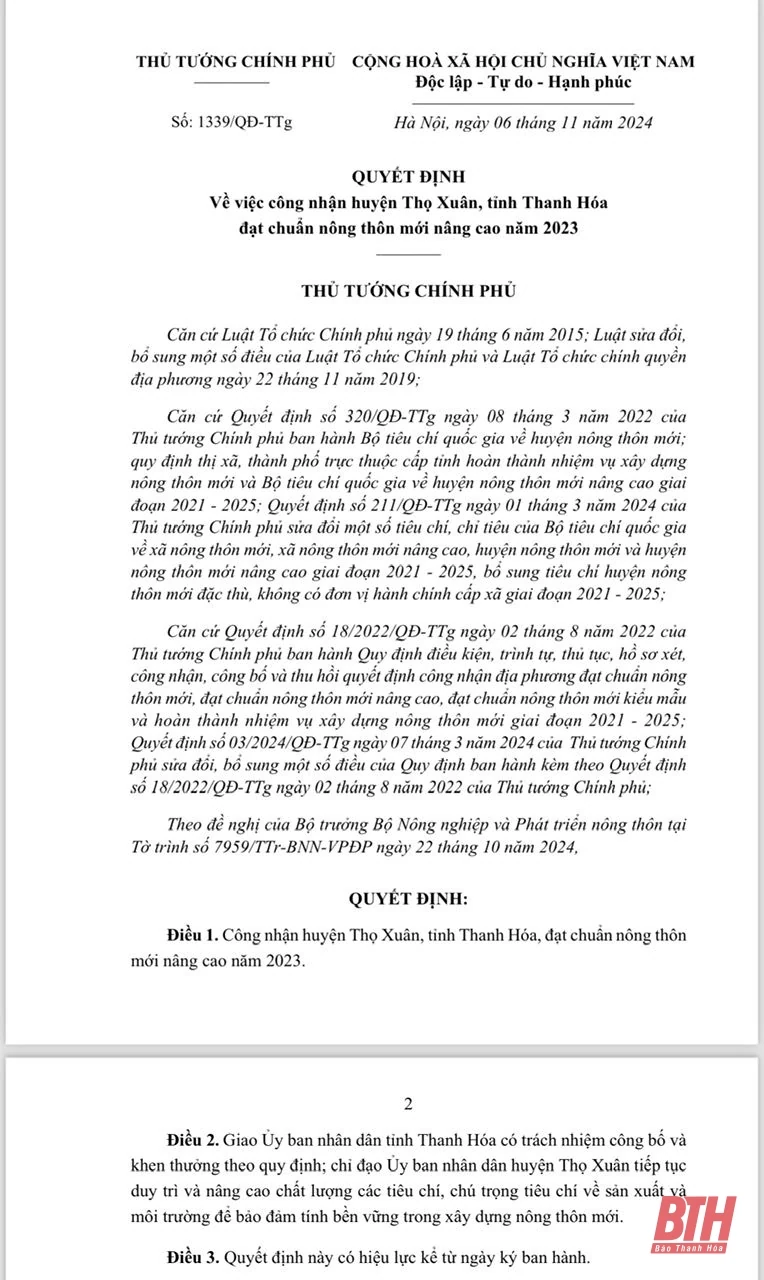Hành trình trở thành huyện đạt chuẩn Nông thôn mới nâng cao