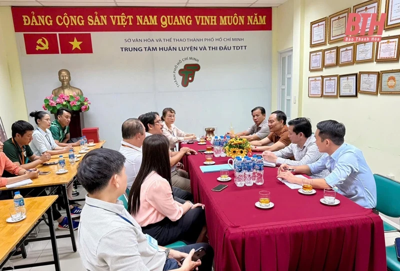 Thanh Hóa và TP Hồ Chí Minh tăng cường hợp tác, chia sẻ kinh nghiệm phát triển thể thao thành tích cao