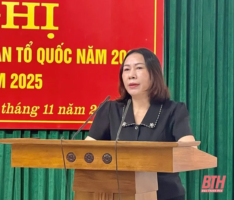 Cụm thi đua số 1 tổng kết công tác dân vận và MTTQ năm 2024