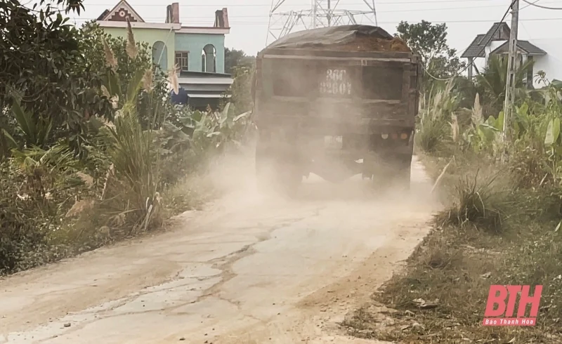 Ngang nhiên đưa máy xúc, xe tải vào khai thác đất trái phép sát cao tốc Bắc - Nam