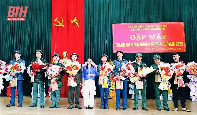 Nông Cống: 216 thanh niên sẵn sàng lên đường nhập ngũ