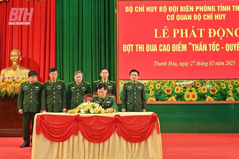 Phát động đợt thi đua cao điểm “Thần tốc - Quyết thắng”