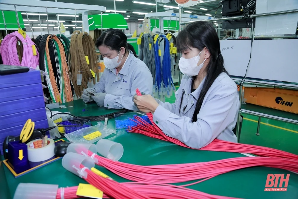 Bên trong Nhà máy sản xuất, gia công lắp đặt bộ dây điện ô tô