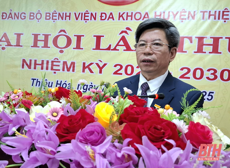 Đại hội Đảng bộ Bệnh viện Đa khoa huyện Thiệu Hóa