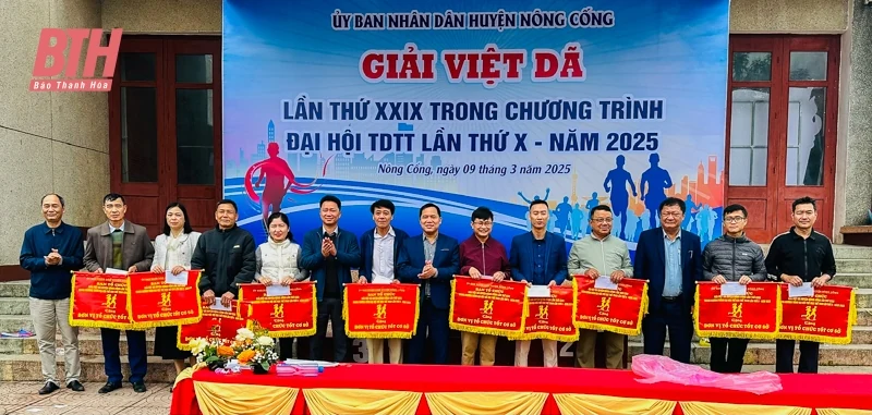 275 VĐV tranh tài tại Giải việt dã huyện Nông Cống