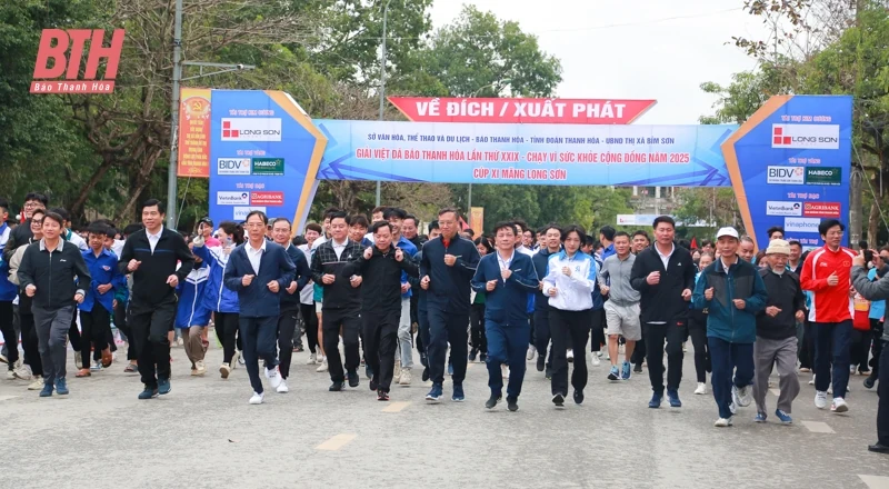 Giải việt dã Báo Thanh Hóa lần thứ XXIX - Chạy vì sức khỏe cộng đồng năm 2025: Tiếp tục khẳng định tầm vóc, sự lớn mạnh của “sân chơi” truyền thống