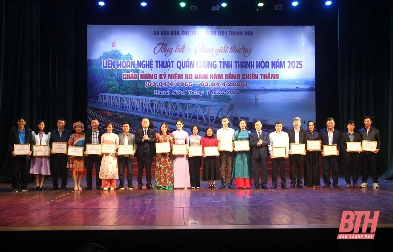 Tổng kết và trao giải Liên hoan nghệ thuật quần chúng tỉnh Thanh Hóa năm 2025