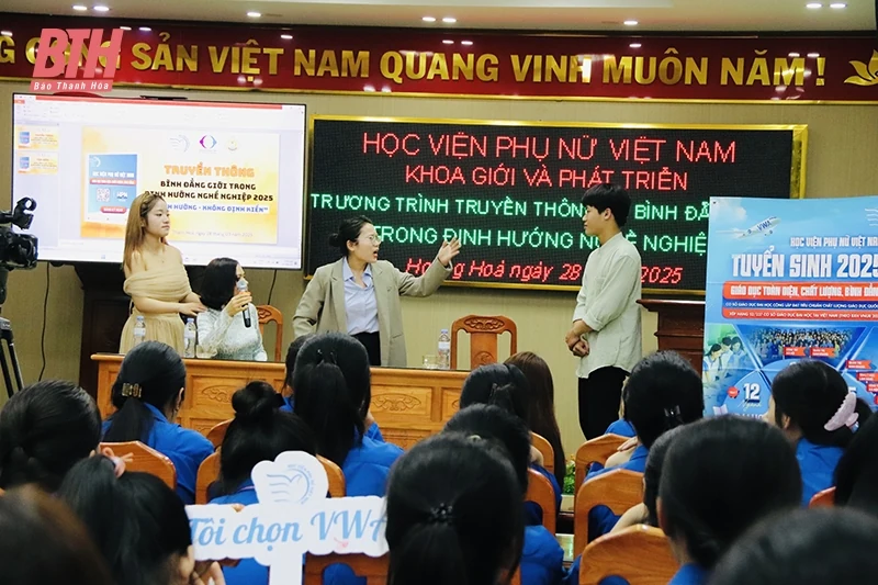 Truyền thông “Bình đẳng giới trong định hướng nghề nghiệp cho học sinh”