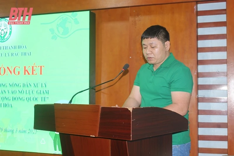 Tổng kết dự án “Tuyên truyền, vận động nông dân xử lý rác thải thân thiện với môi trường”