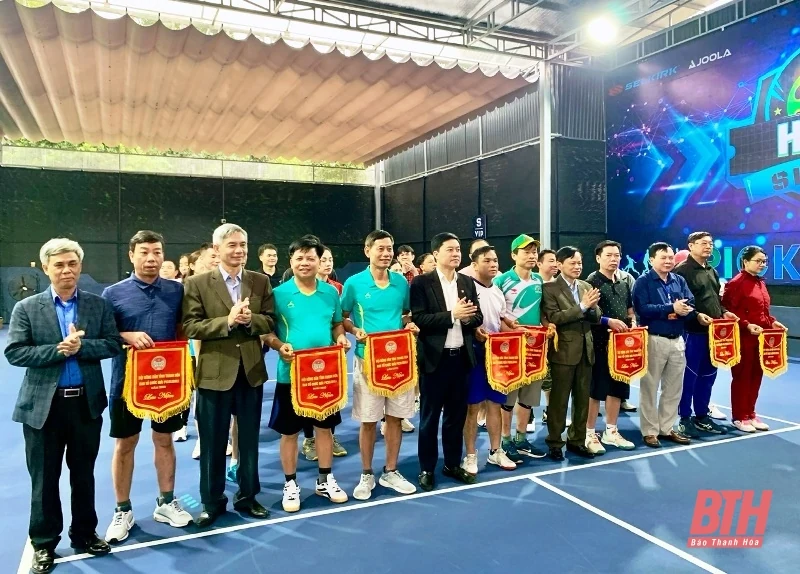 Hội Nông dân tỉnh khai mạc Giải Pickleball năm 2025