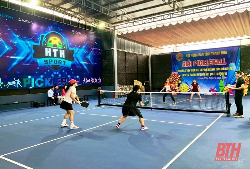 Hội Nông dân tỉnh khai mạc Giải Pickleball năm 2025