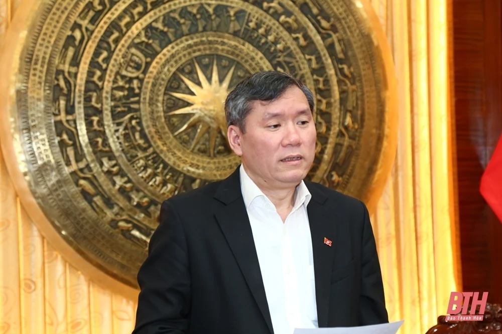 Đoàn công tác Học viện Chính trị Quốc gia Hồ Chí Minh làm việc tại Thanh Hoá