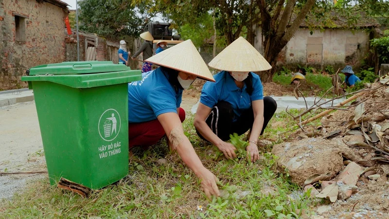 Tổ chức GNI cùng người dân huyện Vĩnh Lộc chung tay bảo vệ môi trường