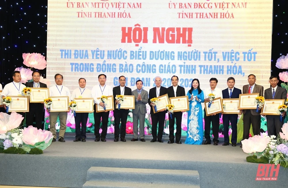 Biểu dương người tốt, việc tốt trong đồng bào Công giáo tỉnh Thanh Hóa giai đoạn 2020-2025