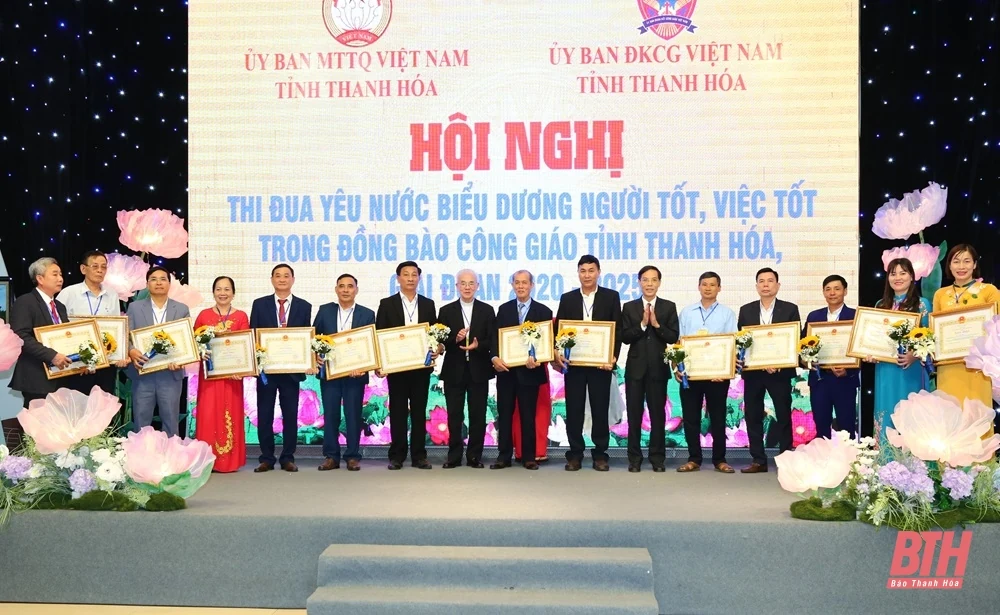 Biểu dương người tốt, việc tốt trong đồng bào Công giáo tỉnh Thanh Hóa giai đoạn 2020-2025