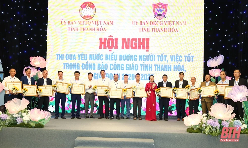 Biểu dương người tốt, việc tốt trong đồng bào Công giáo tỉnh Thanh Hóa giai đoạn 2020-2025
