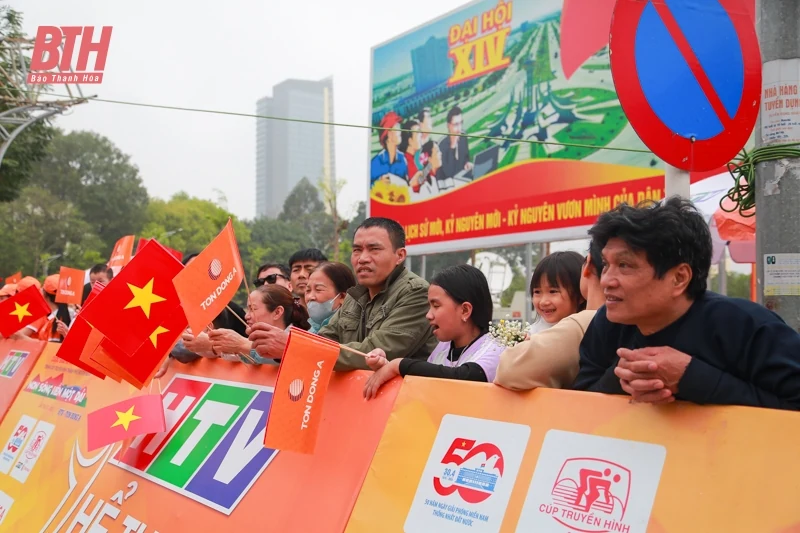 Thanh Hóa hoàn thành tốt việc đón, tiễn đoàn đua xe đạp tranh Cúp Truyền hình TP Hồ Chí Minh