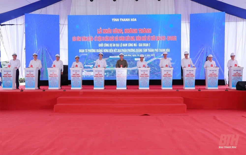 Khởi công dự án Đại lộ Nam sông Mã giai đoạn 2