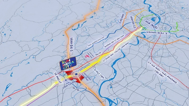 Sun Mega City - Siêu đô thị đa chức năng kiến tạo trung tâm mới phía Nam Hà Nội