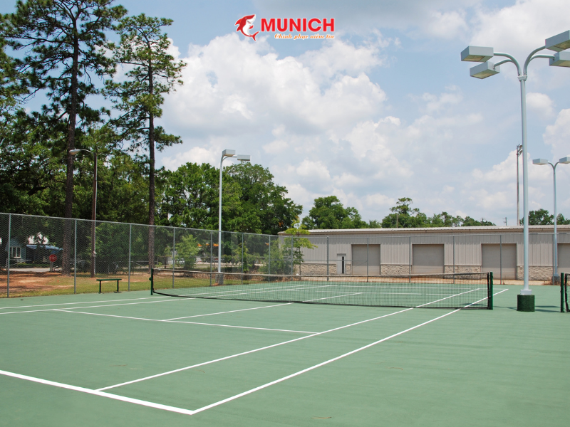 Quy trình thi công sân Pickleball ngoài trời chuẩn 7 bước