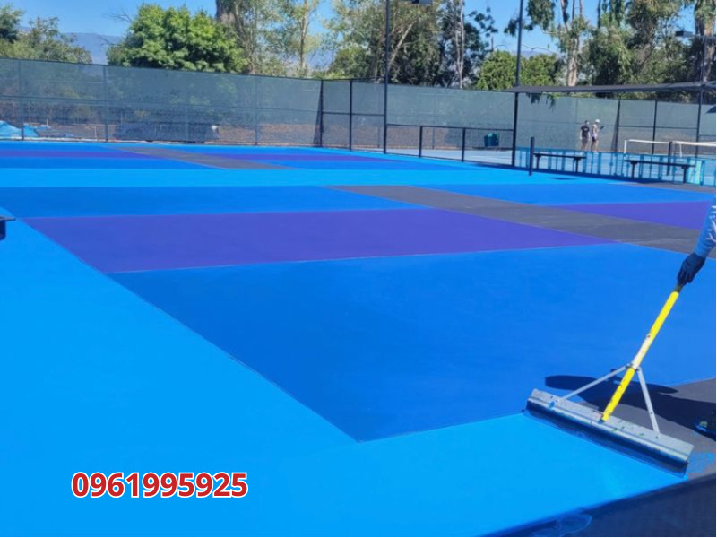 Quy trình thi công sân Pickleball ngoài trời chuẩn 7 bước