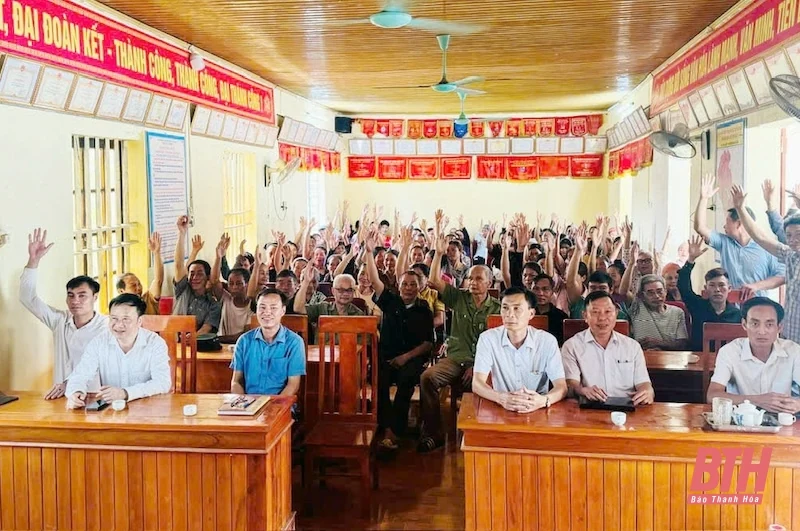 Như Xuân hoàn thành lấy ý kiến Nhân dân về việc sắp xếp đơn vị hành chính cấp xã