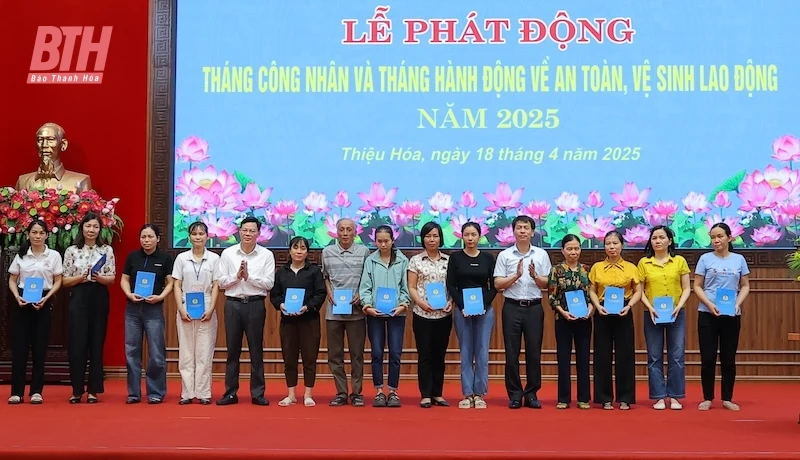 LĐLĐ huyện Thiệu Hóa phát động Tháng công nhân 2025