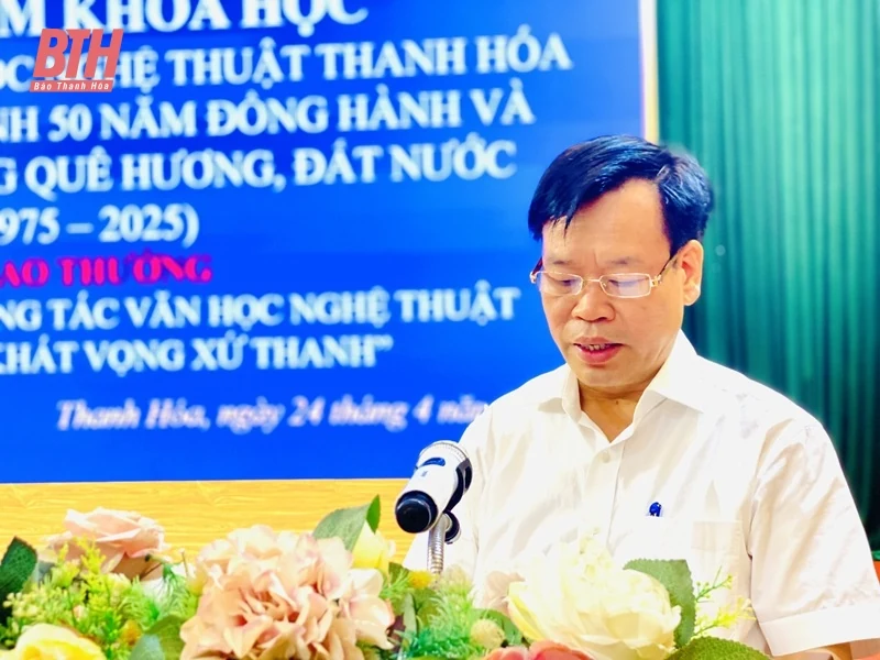 Tọa đàm “Thành tựu VHNT Thanh Hóa trong hành trình 50 năm đồng hành và phát triển cùng quê hương, đất nước