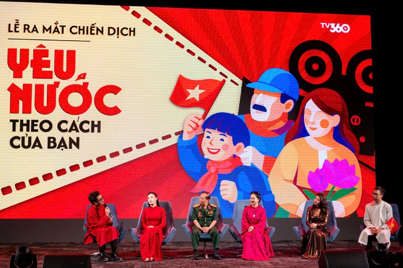 TV 360 phát động chương trình Yêu nước theo cách của bạn”