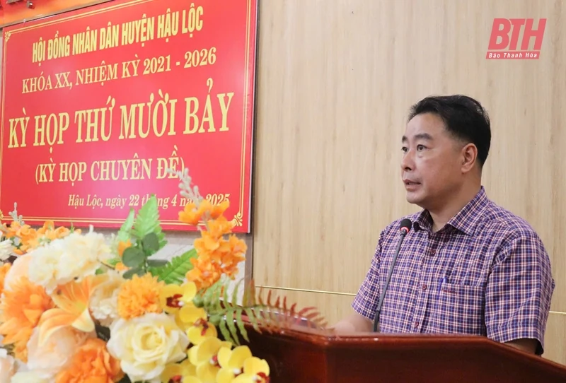 Hậu Lộc: Thông qua nghị quyết thành lập các đơn vị hành chính cấp xã