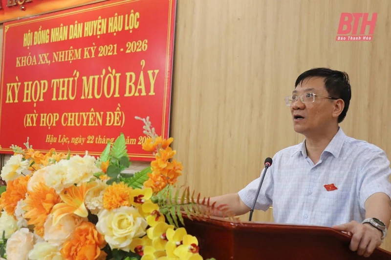 Hậu Lộc: Thông qua nghị quyết thành lập các đơn vị hành chính cấp xã