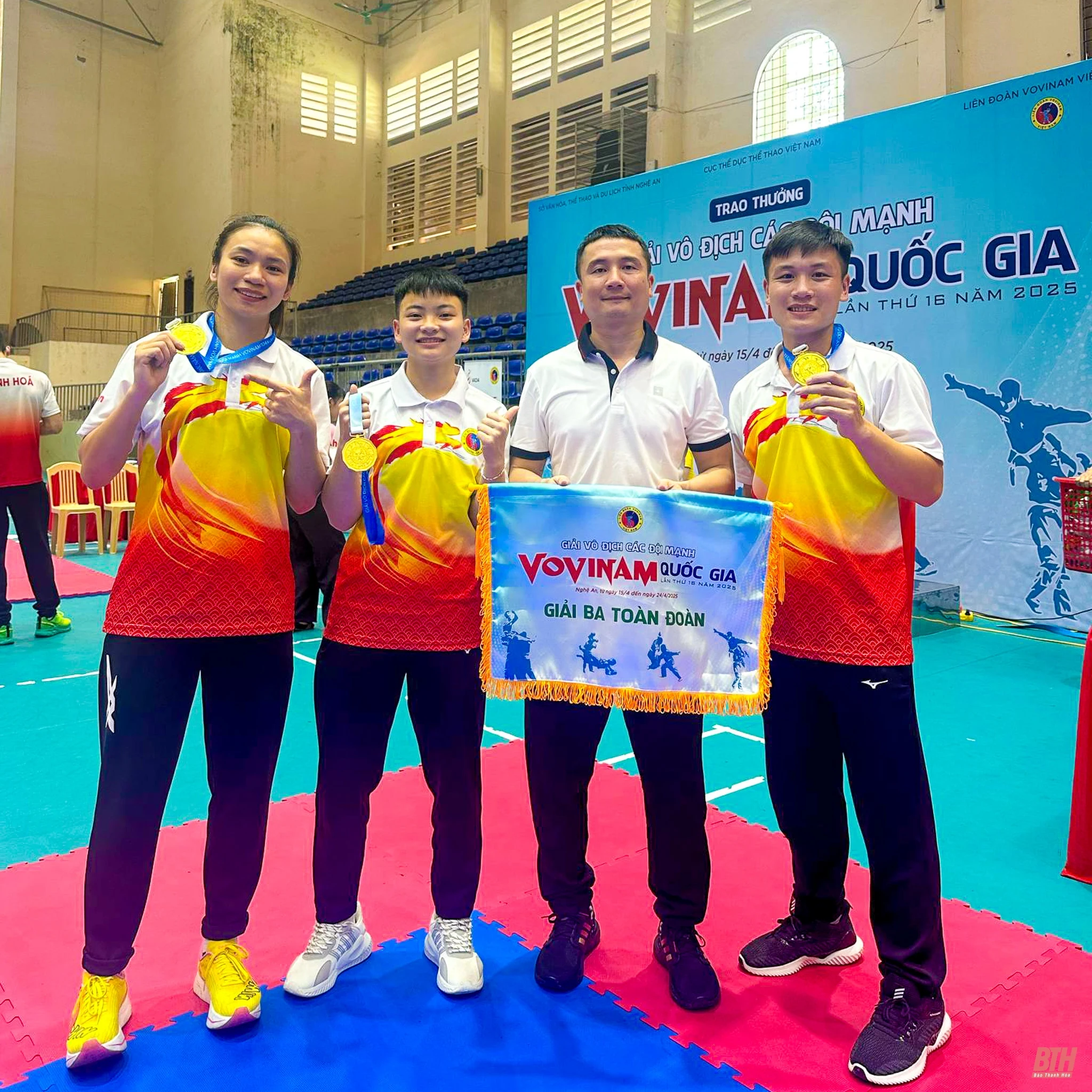 Thanh Hóa xếp thứ 3 toàn đoàn tại Giải Vô địch các đội mạnh Vovinam quốc gia năm 2025