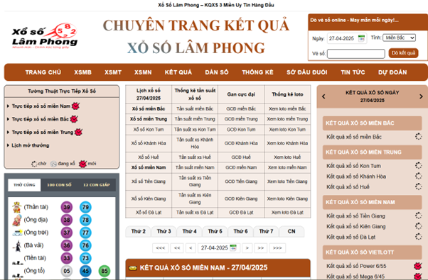 Xổ Số Lâm Phong - Kênh cập nhật kết quả xổ số Đắk Lắk nhanh và chính xác