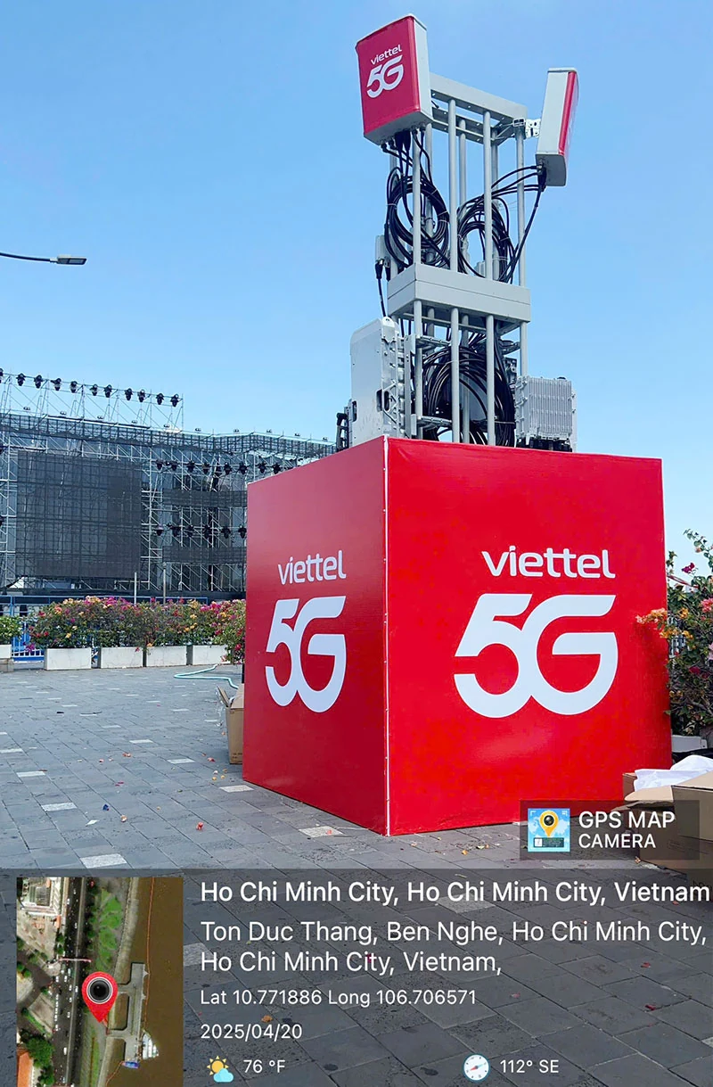 Viettel tri ân khách hàng và tăng cường sóng 5G phục vụ dịp đại lễ