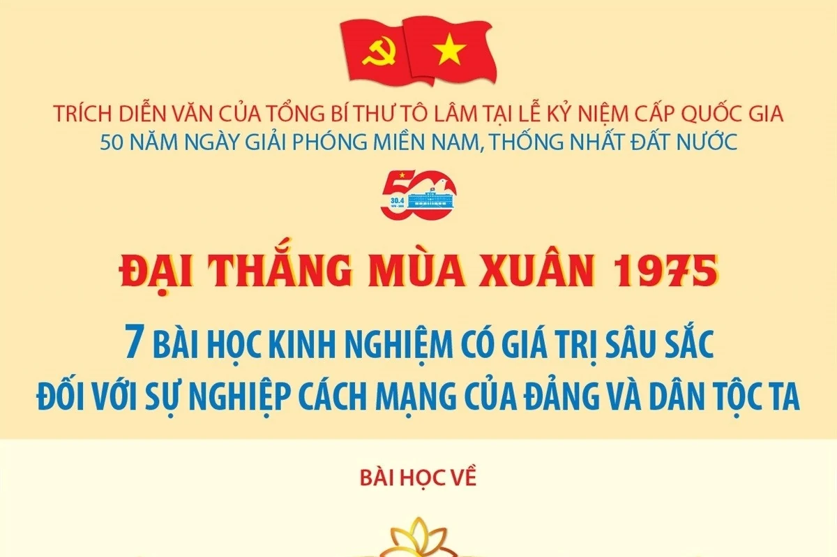 7 bài học kinh nghiệm có giá trị sâu sắc với sự nghiệp cách mạng của Đảng và dân tộc ta