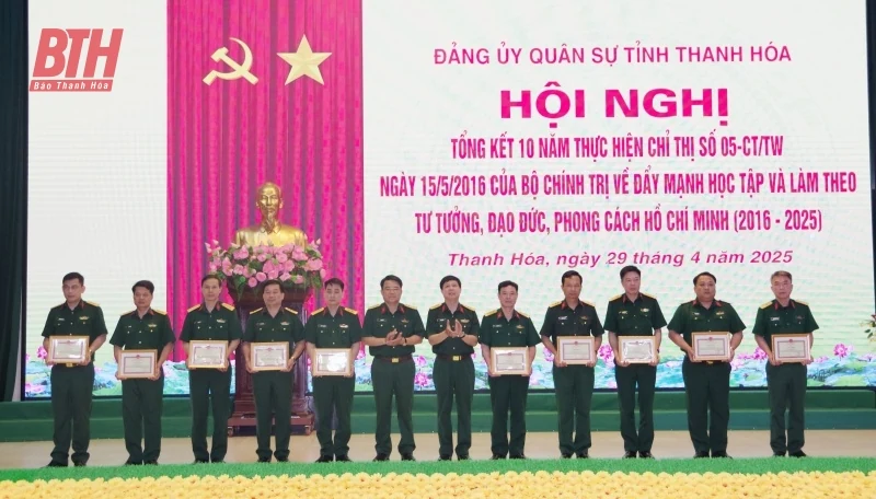 Bộ Chỉ huy Quân sự tỉnh thực hiện hiệu quả Chỉ thị 05-CT/TW của Bộ Chính trị