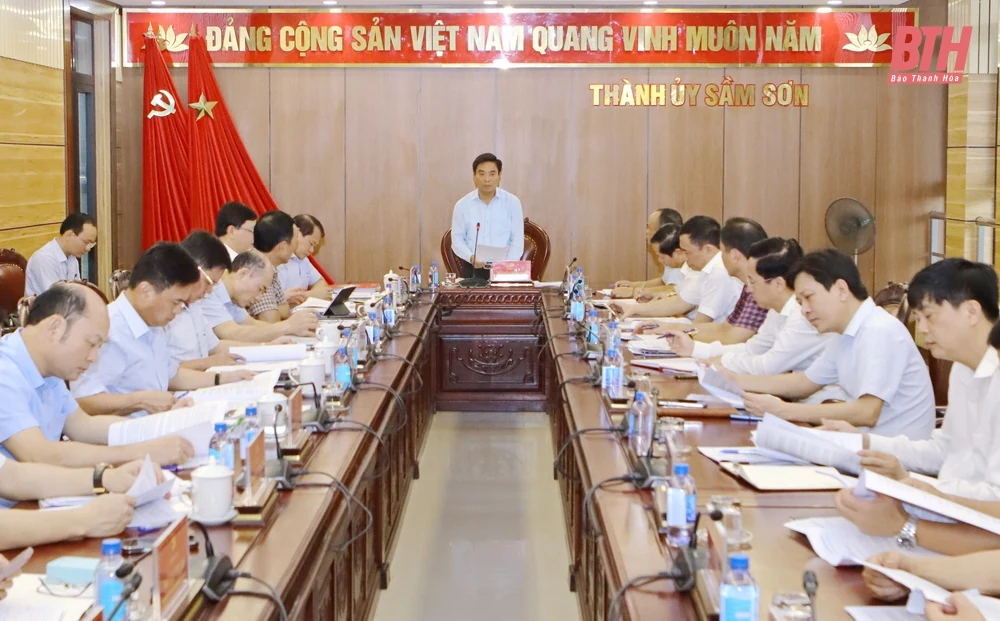 Sầm Sơn chuẩn bị các điều kiện sẵn sàng vận hành bộ máy hành chính mới sau sắp xếp