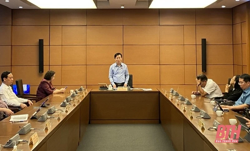 Đoàn ĐBQH tỉnh Thanh Hóa tham gia góp ý về các dự án Luật