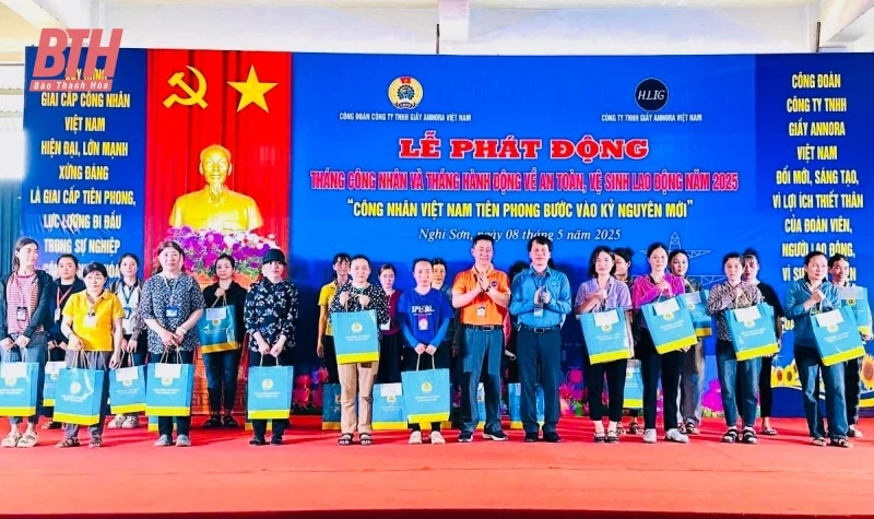 Công đoàn Công ty TNHH Giầy Annora Việt Nam phát động “Tháng Công nhân” năm 2025