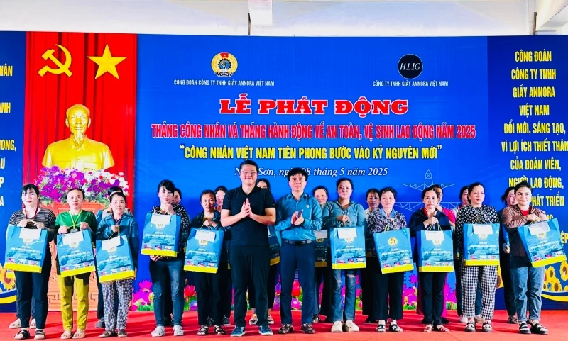 Công đoàn Công ty TNHH Giầy Annora Việt Nam phát động “Tháng Công nhân” năm 2025