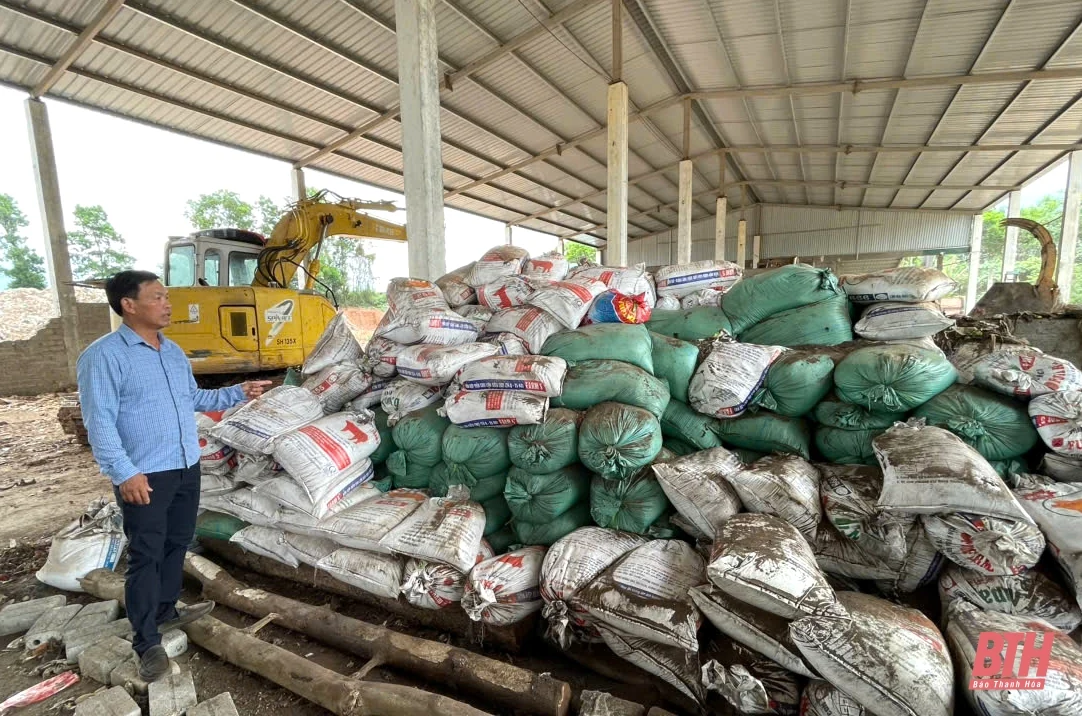 Hiệu quả công nghệ xử lý rác thải bằng men vi sinh ở Thạch Thành