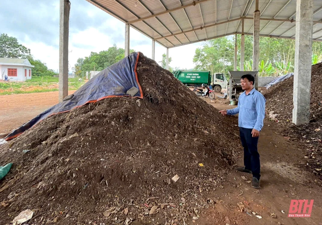 Hiệu quả công nghệ xử lý rác thải bằng men vi sinh ở Thạch Thành