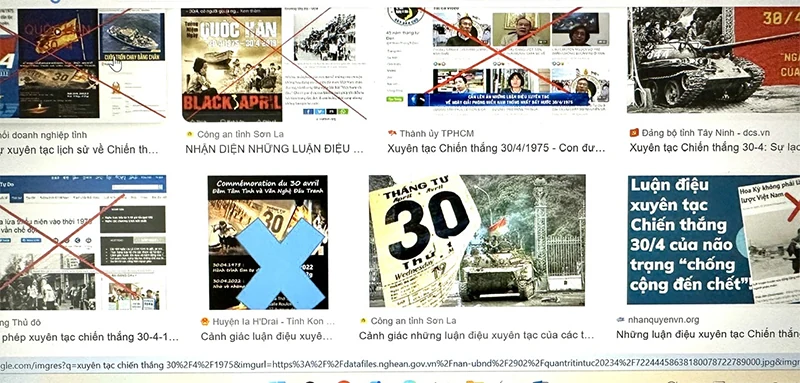 Cảnh giác trước các luận điệu sai trái, xuyên tạc về Chiến thắng 30/4/1975