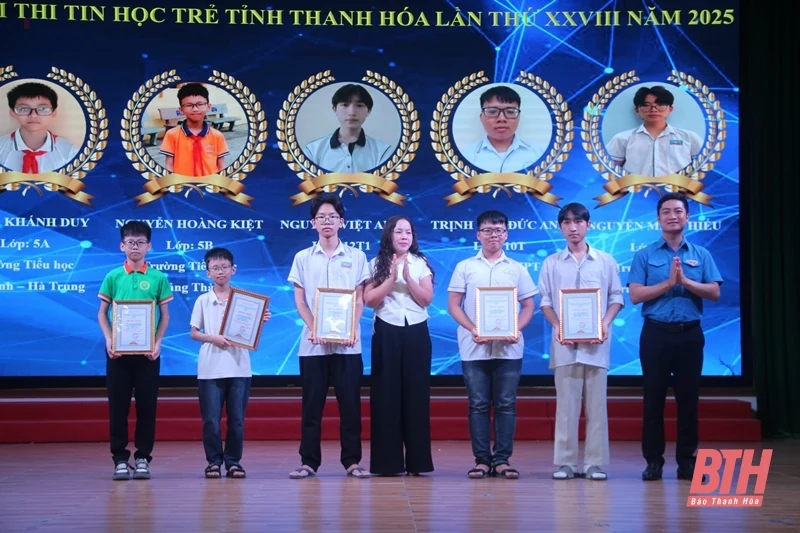Bế mạc và trao giải Hội thi Tin học trẻ toàn tỉnh lần thứ XXVIII năm 2025