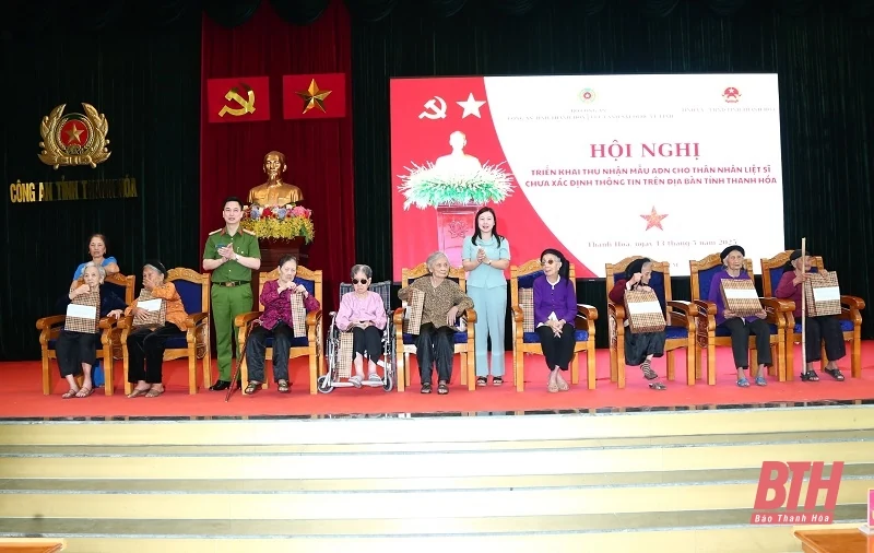 Triển khai thu nhận mẫu ADN cho thân nhân của liệt sĩ chưa xác định được thông tin